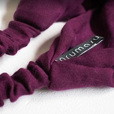 ふるさと納税 葛飾区 創業120年余!丸枡染色のpurple/アップサイクルなヘアターバンSOLID　東京葛飾区柴又 |  | 02