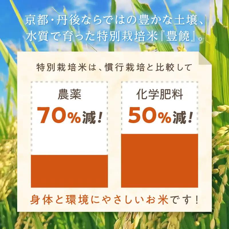 【6回定期便】【特別栽培米】コシヒカリ『豊饒』 2kg （真空パック）（2026年10月上旬～発送） 久美浜 国産 産地直送 お米 白米 丹後コシヒカリ おにぎり お弁当 京都産 京丹後 こしひかり 