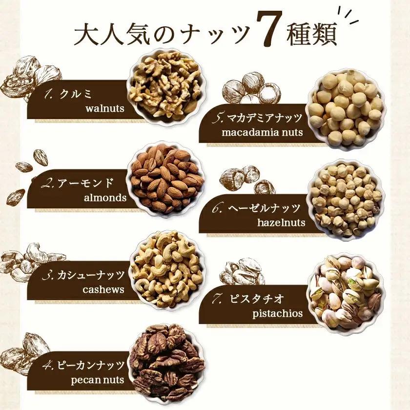 ななつのしあわせミックスナッツ1.5kg〔14-9003〕_(都城市)