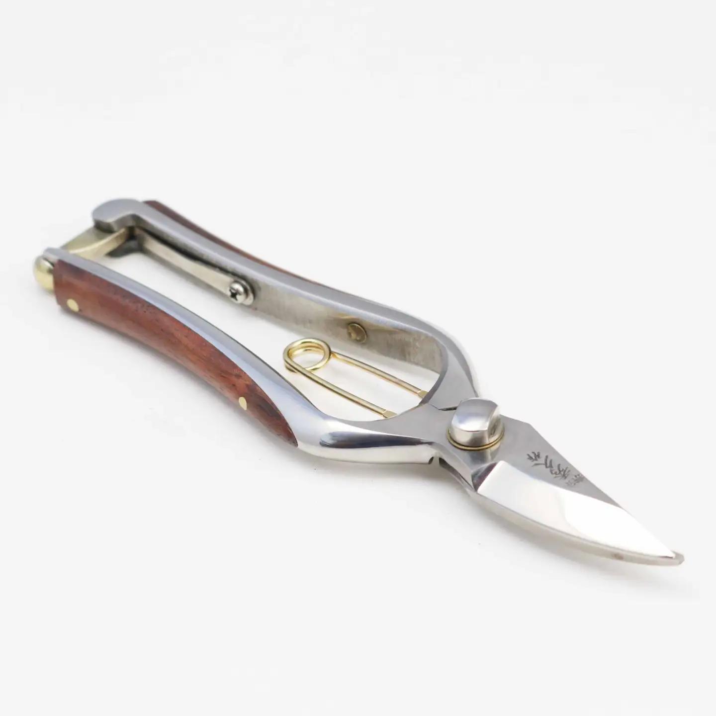 本鍛造剪定鋏SP bubinga T107 [外山刃物] 燕三条製 盆栽 プロ仕様 園芸鋏 宗家秀久