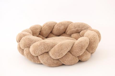 【ペット用ビーズソファ】sopo me サラウンドクッション（ＴｙｐｅＨ） Ｍサイズ ベージュ　（48-9-2）