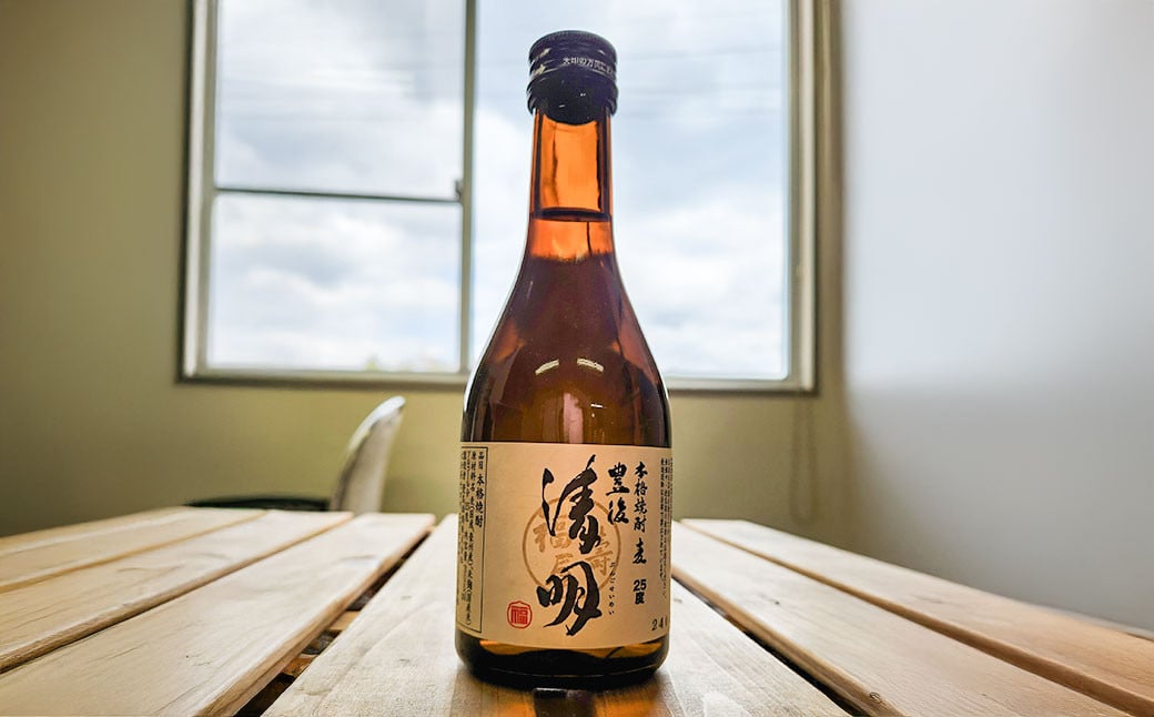 
            竹田産 麦焼酎 「豊後清明」 25度 300ml×10本 セット
          