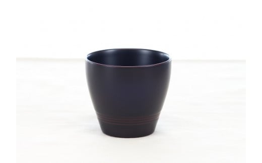 漆こっぷ-咲-溜 ／ ゆうび 漆器 漆塗り 食器 コップ