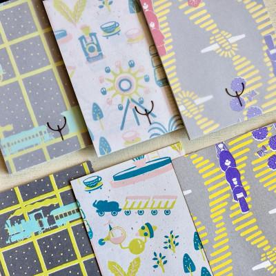 ふるさと納税 与那原町 ユナバルモヨウ雑貨セット(布雑貨2点/紙雑貨2点) |  | 03