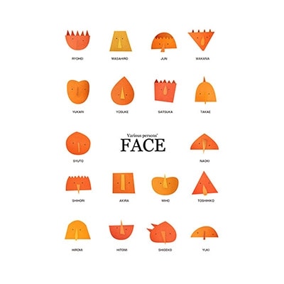 ＼京都・綾部の癒やし系作家/【絵画】　FACE　額装サイズ526mmx412mm【1090806】