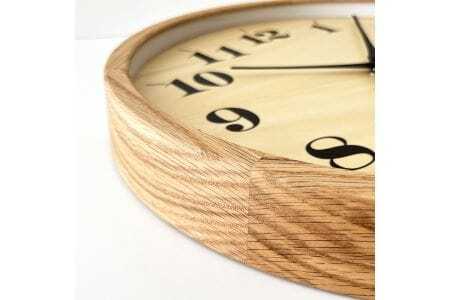 KATOMOKU muku clock 木製掛け時計（オーク）km-142OA