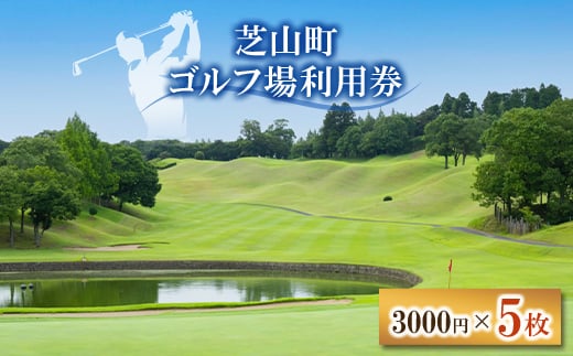 芝山町ゴルフ場利用券 5枚【1440410】