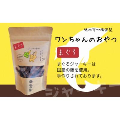 ふるさと納税 河内長野市 《3袋》ワンちゃんのおやつ　まぐろジャーキー　安心無添加のヒューマングレード |  | 03