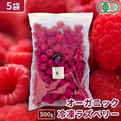 ふるさと納税 帯広市 【令和8年8月以降出荷】有機JAS認証 冷凍ラズベリー2種食べ比べ 2.5kg (500g×5袋)