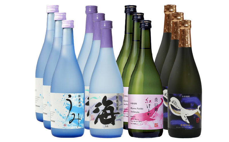 
557-1 大海厳選焼酎4種類12本セット

