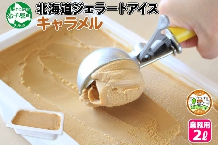 アイスクリーム キャラメル ジェラート 業務用 2リットル 2L アイス 大容量 手作り ジェラート アイス 食べ比べ アイス ジェラート 氷菓 北海道 612