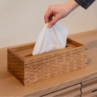 ふるさと納税 高山市 飛騨産業　杉のティッシュケース CG042