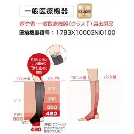 キュッとひきしめレッグシェイパー2枚セット(ベージュ・Sサイズ、ベージュ・3Lサイズ)【1289654】