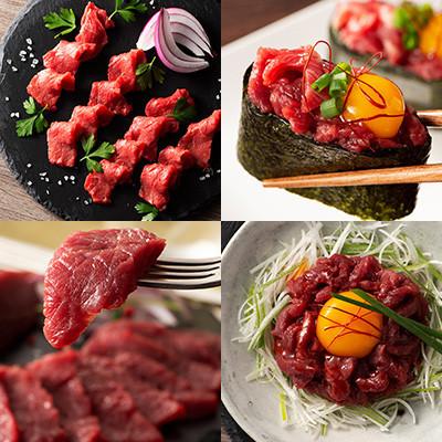 ふるさと納税 宇城市 「熊本特産馬刺しとくまもと黒毛和牛」フジチクオリジナル贅沢食べ比べセット(宇城市) |  | 03