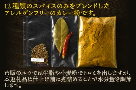 ハーブ講師が作る教室で人気のカレースパイスセット （5食分 × 4箱）【アレルゲンフリー】 【スパイス スパイスカレー スパイスセット カレーパウダー おうちカレー カレー粉 香辛料 セット 手作り 