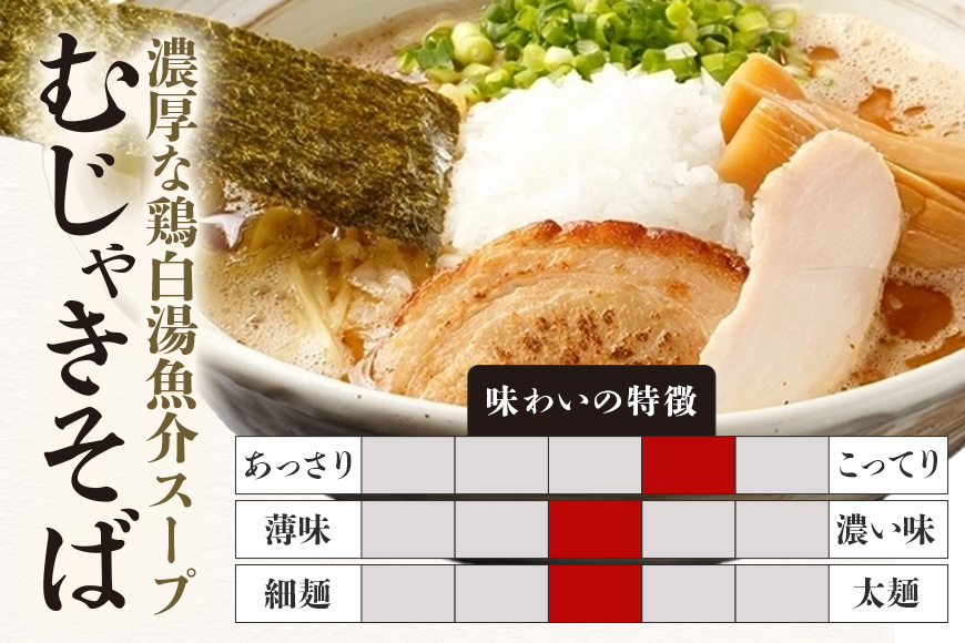 麺屋むじゃき むじゃきそば 4食セット 91-B