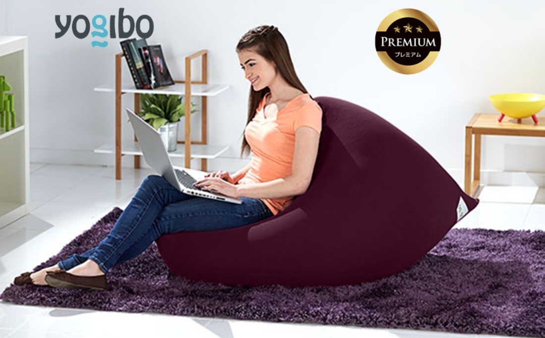 Yogibo Mini Premium（ヨギボー ミニ プレミアム）＜ディープパープル＞-[G774-11]