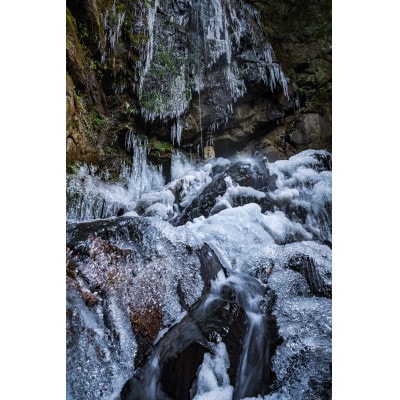 天理の風景3『 MYSTIC FREEZE ～ 白幽の滝 ～ 』A4メタルグラフィックアート【1712599】