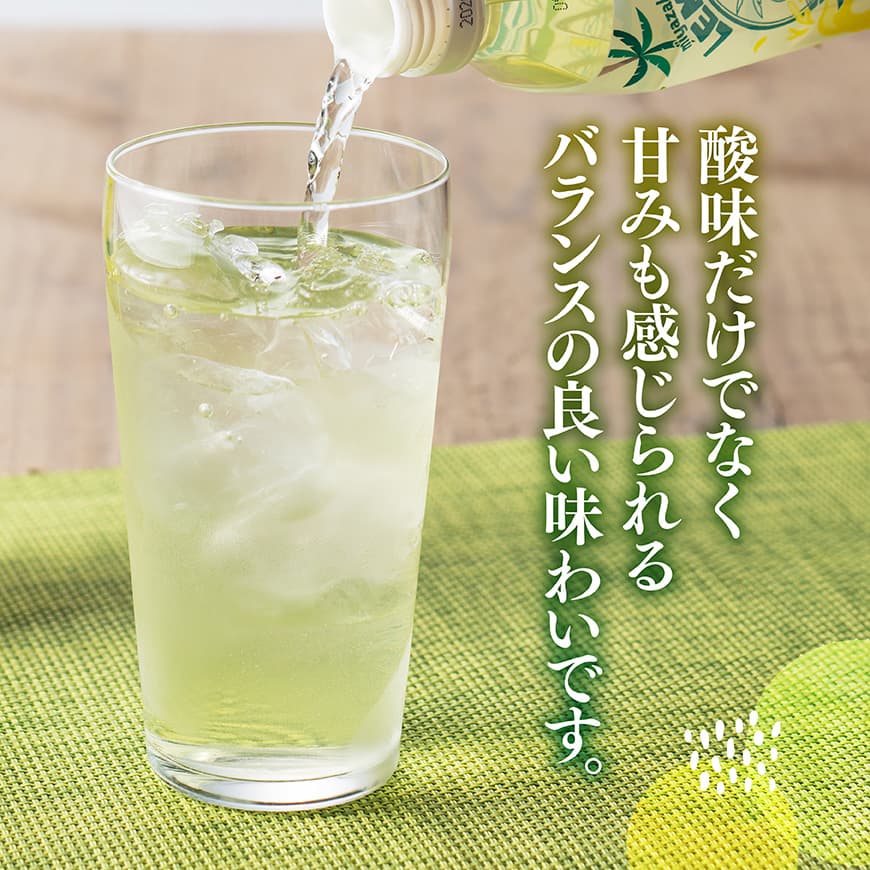 【3ヶ月定期便】サンA宮崎育ちのレモネード500mlＰＥＴ　24本入り×2ケース【 全3回 飲料 栄養機能食品 レモン 檸檬 マルチビタミン配合 セット ジュース PET 長期保存 備蓄 送料無料】[