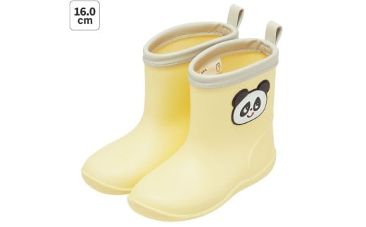 ワッペン 付き レインブーツ【16cm】 長靴 キッズ 子供 おしゃれ かわいい スケーター skater ゴパン パンダ パンダ柄 ぱんだ 男の子 女の子【 反射テープ付き ながぐつ 雨具 雨の日】 奈良県 奈良市 なら 5-107