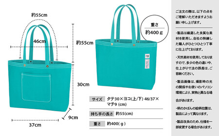 【一澤信三郎帆布】綿帆布製手さげかばん No.17D あさぎ あさぎ 120周年限定｜京都 東山 帆布かばん 人気ブランド
