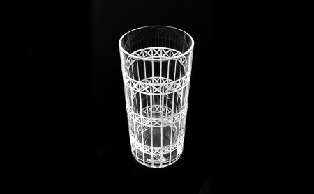 浅草切子 Bar’s Glass「バッキンガム タンブラー」2個セット 化粧箱入り_0012-046-T04