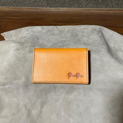 ふるさと納税 東海市 知多牛革の名刺入れ(キャメル)