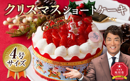 【先行予約】【2025年12月23日お届け】クリスマスショートケーキ 4号サイズ | クリスマスケーキ _04257