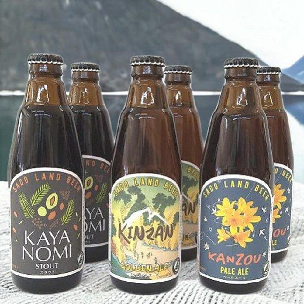 
佐渡　クラフトビール　金山・カンゾウ・新之助　350ｍｌ×６本
