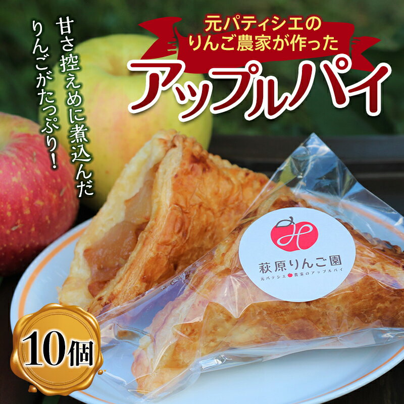【ふるさと納税】りんご農家が作ったりんごを使ったアップルパイ 140g×10個 洋菓子 お菓子 スイーツ りんご アップル F4H-0306