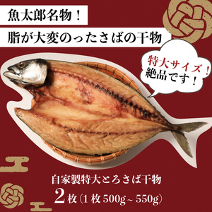 干物 特大 セット とろさば 真ほっけ 天然鯛 とろさば (500g～550g×2枚) 真ほっけ (400g～450g×2枚) 鯛 (400g～450g×1枚) ひもの 干物 さば サバ とろさば ほ