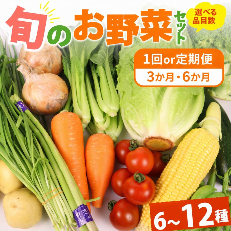 【ふるさと納税】 【単品 定期便】 野菜 セット 6〜12品目 以上 選べる 定期便 回数 内容量 ライフスタイル お野菜 季節 野菜 旬 新鮮 産地直送 詰め合わせ やさい おいしい 自然 セット 美味しい たっぷり 丸新柴本製茶 静岡県 牧之原市