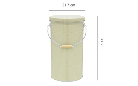 米びつ オバケツ トタンの米びつ 10kg 渡辺金属工業 バケツ職人が作る ライスストッカー キッチン キッチン用品 計量付き 米 お米 保存 保存容器 防虫 トタン バケツ 蓋付き 国産 インテリア