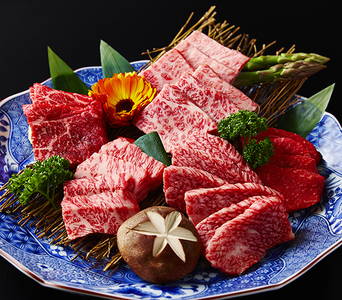 A4A5等級未経産雌牛　特選近江牛おすすめ部位　焼肉3種盛り　300ｇ【FO29SM】
