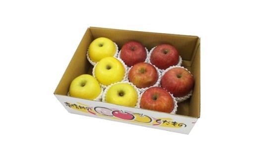 ２つとも濃厚な味わいが楽しめるりんごです！ぜひ、食べ比べてみてください！（写真は3㎏です。）