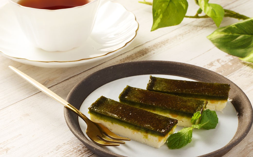 【4回定期便】国士無双 酒粕カタラーナ 抹茶味 約600g（約150g×4個）