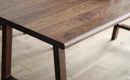 【開梱・設置】ダイニングテーブル　アンコール　Dテーブル150cm　丸面RN　ブラウン　AL107