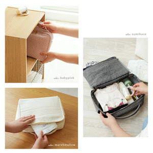 ヌビおむつポーチ 〈ライズクリエイション atRise〉【これ一つでまとまる】おむつポーチ 大容量 コンパクト おむつ おしり拭き 着替えバッグ オムツポーチ おむつ入れ ベビー おむつバッグ かわい