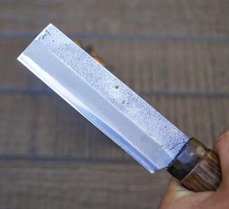 竹細工鉈 90 両刃【日立青紙スーパー鋼】