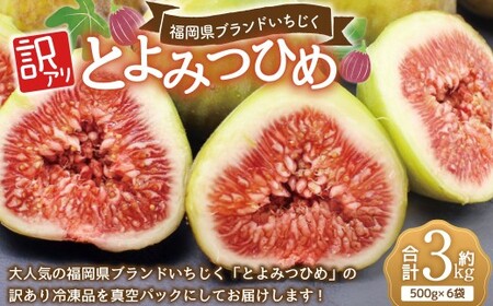 訳あり冷凍いちじく「とよみつひめ」3kg 冷凍 いちじく イチジク フルーツ くだもの 果物