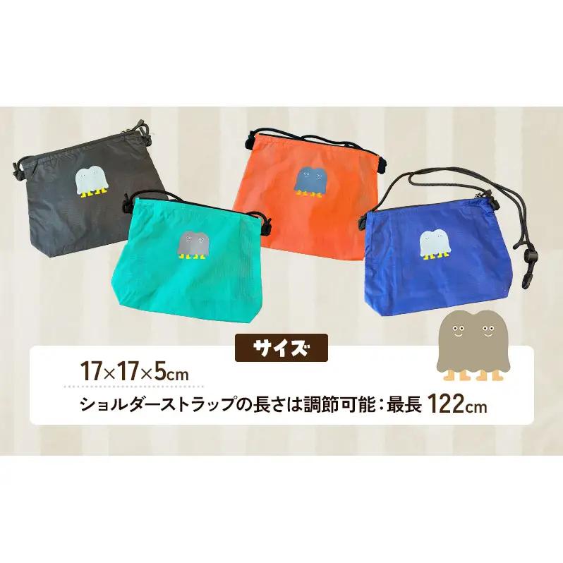 インクルーシブ保育活動支援！どろんこキッズ サコッシュ 雑貨 小物 カバン ブラック