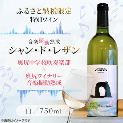 ふるさと納税 奥尻町 【ふるさと納税限定生産】音楽振動熟成「シャン・ド・レザン」奥尻ワイナリー×奥尻中学校吹奏楽部