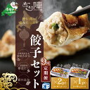 【ふるさと納税】【毎月9回定期便】野付湾ホタテ餃子24個（12個入り×2pc）旨味だし餃子12個（12個入り×1pc）