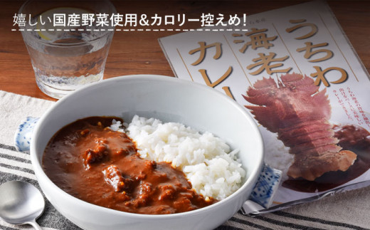 【3回定期便】絶品うちわ海老カレー 3個【平戸さくら水産】[KAA291]/ 長崎 平戸 惣菜 レトルト カレー 海老 えび エビ ウチワエビ 防災 一人暮らし 定期便