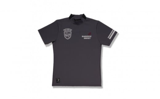 BUNCUREY　ゴルフウェア　半袖モックネック（BM23SS-02-044）グレー／サイズ6