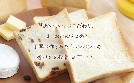 【カット無し】ふんわりもっちり食パン2斤とたっぷりレーズン食パン1斤セット【配送不可地域：離島】【1300100】