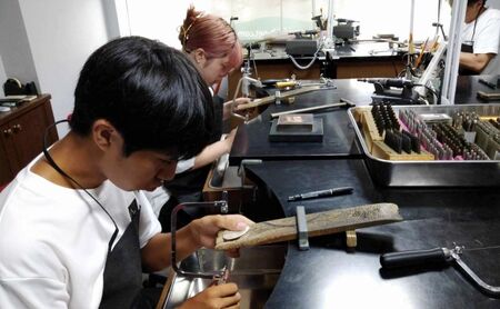彫金 刻印 ペンダントトップ 制作 体験 コース 2名 FABBRICA OSAWA ／ 体験チケット