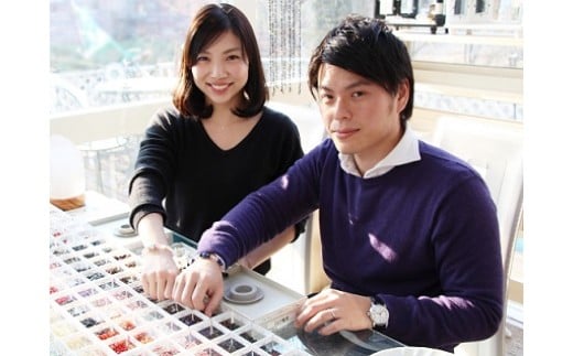 石の愉楽　天然石ブレスレット／カップルハイコースペア体験券〔D-12〕≪パワーストーン アクセサリー お守り 手作り 那須≫