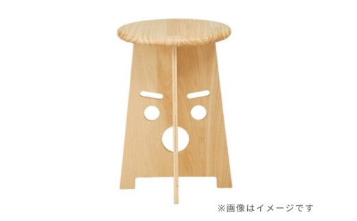 ふぇいすKid's〈Face Kid's Stool〉　表情：おーちゃん　カラー：クリア