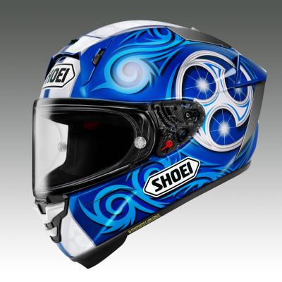 ふるさと納税 稲敷市 SHOEI「X-Fifteen KAGAYAMA(BLUE/WHITE)」S PFSチケット付き